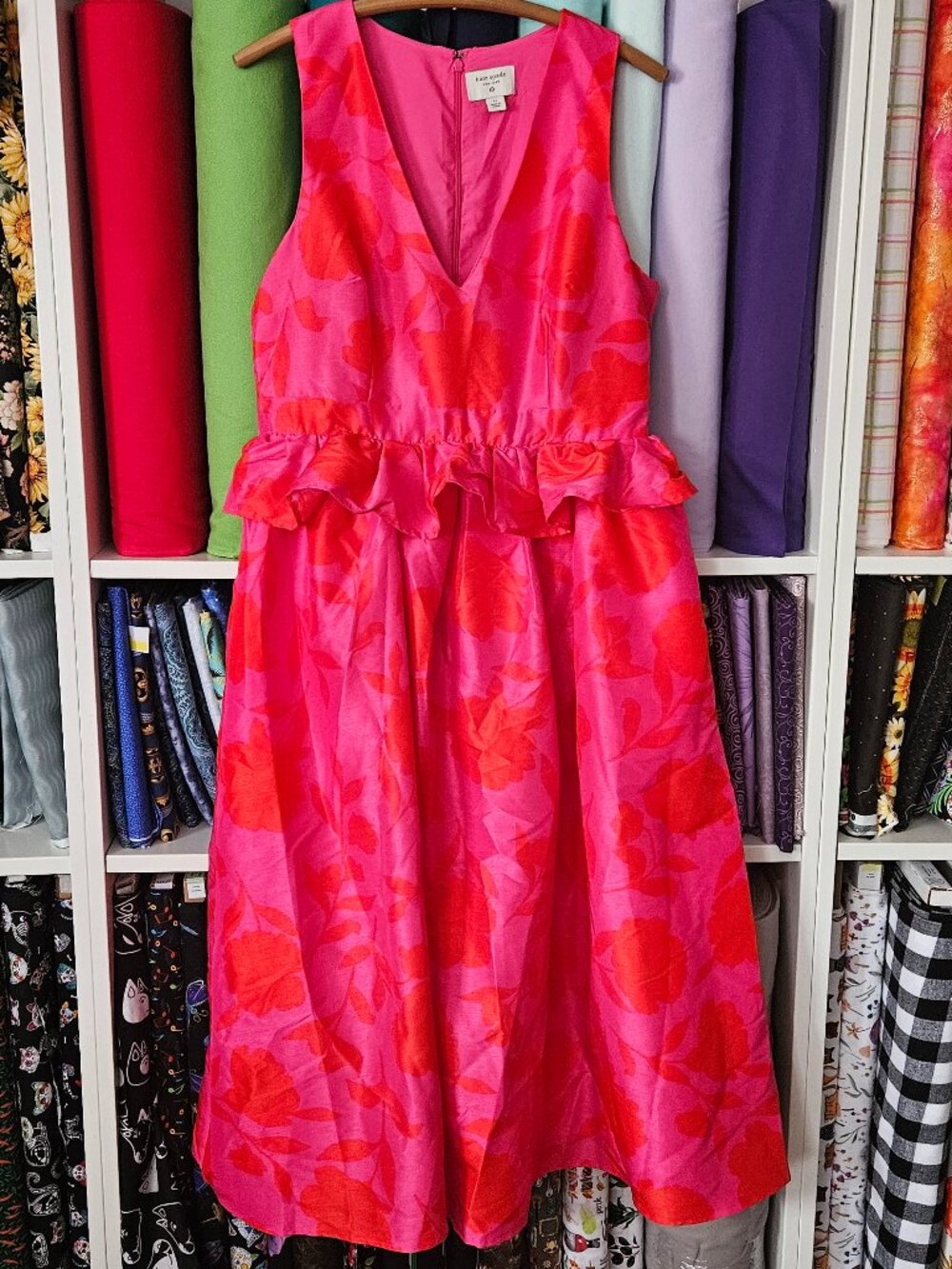Kate Spade Classic Rose Plum Dress